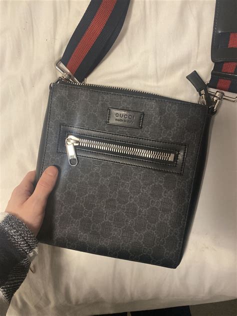 gucci messenger bags authentic lower priced|authentic Gucci Messenger bag.